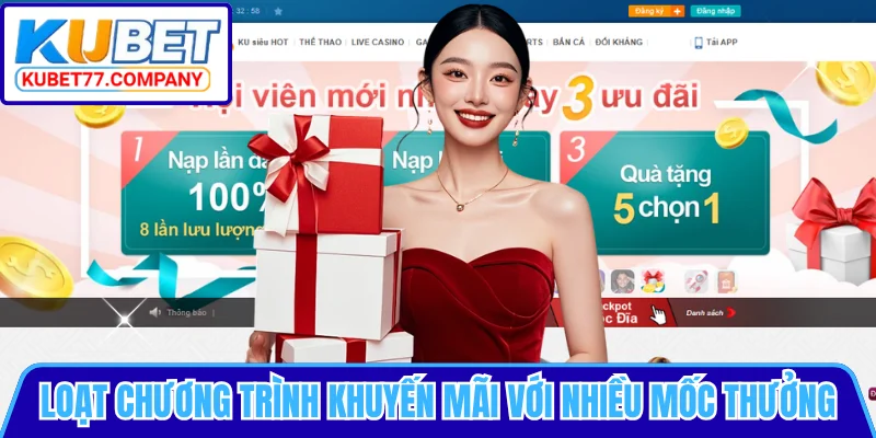 Loạt chương trình khuyến mãi với nhiều mốc thưởng